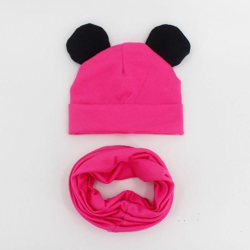 Baby Hat Cotton Ear Cap For Boys And Girls Winter Hat Scarf Set Children Boys Cap Scarf Stevvex