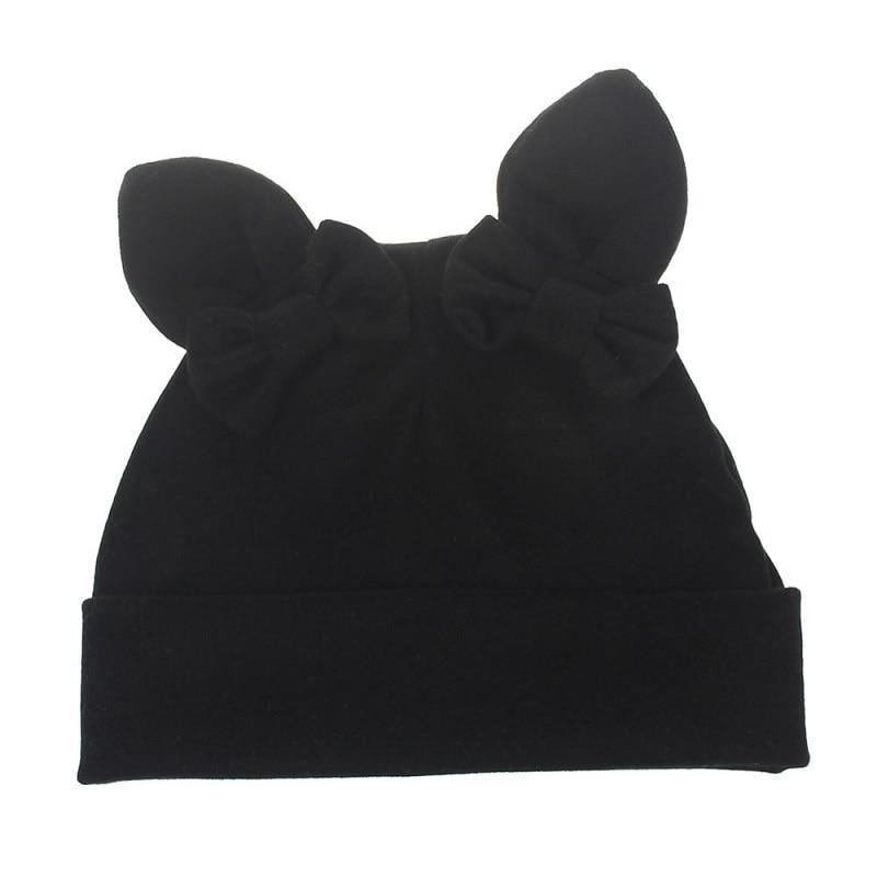 Baby Girl Hat Rabbit Ear Hat For Girls Cotton Bow Knot Children's Cap Toddler Kids Hats Cartoon Hats Stevvex