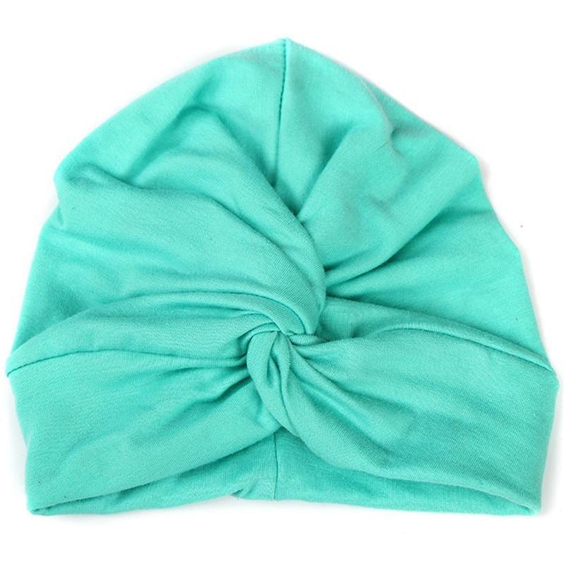 Baby Hat Cotton Soft Turban Knot Girl Summer Hat Bohemian style Kids Newborn Cap for Baby Girls Stevvex