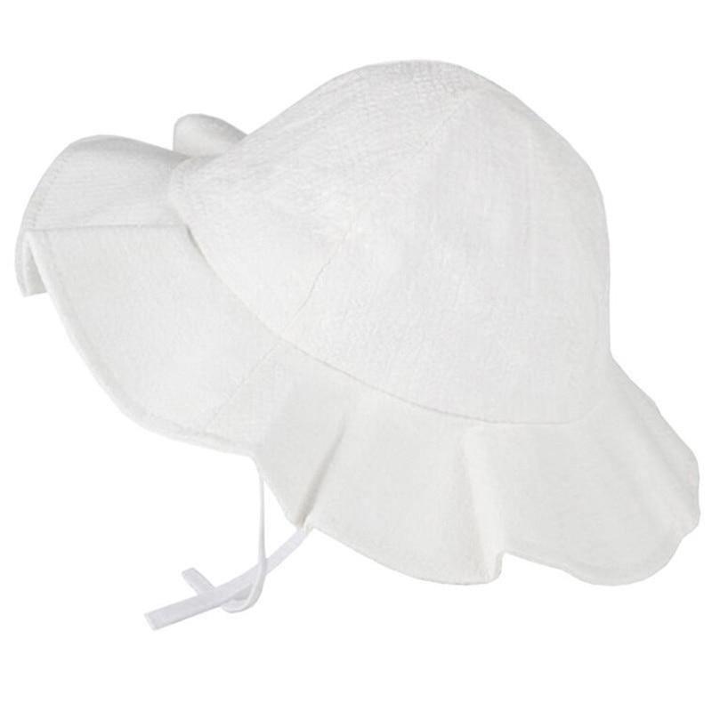 Baby Girl Summer Outdoor Beach Floral  Lovely Lace Princess  Bucket Sun Hat For Girls Stevvex