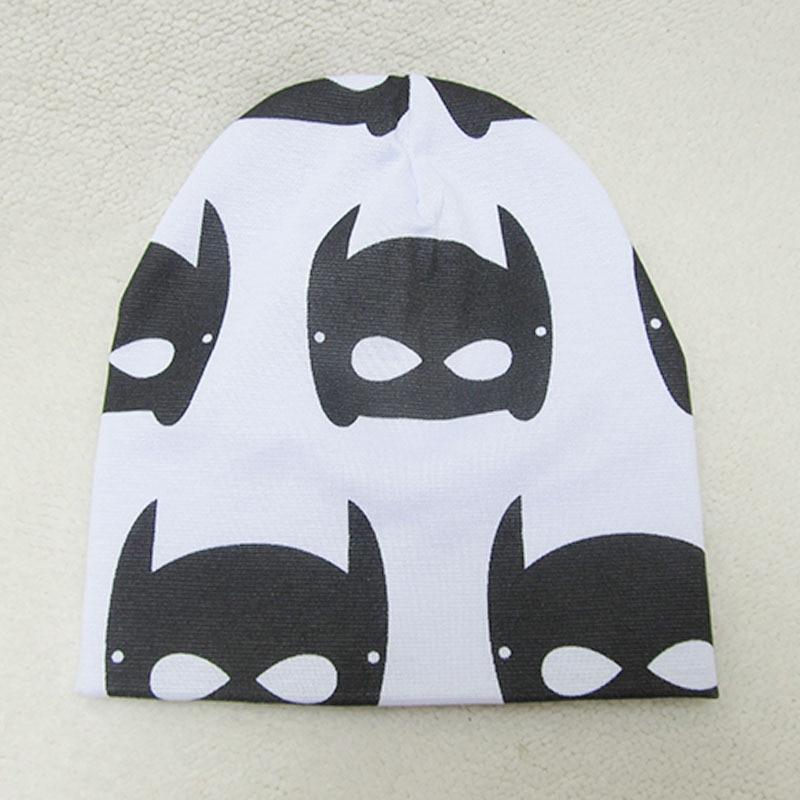 New Cotton Baby Cartoon Print Newborn Hat Elastic Toddler Infant Cap For Girls and Boys Kids Stevvex