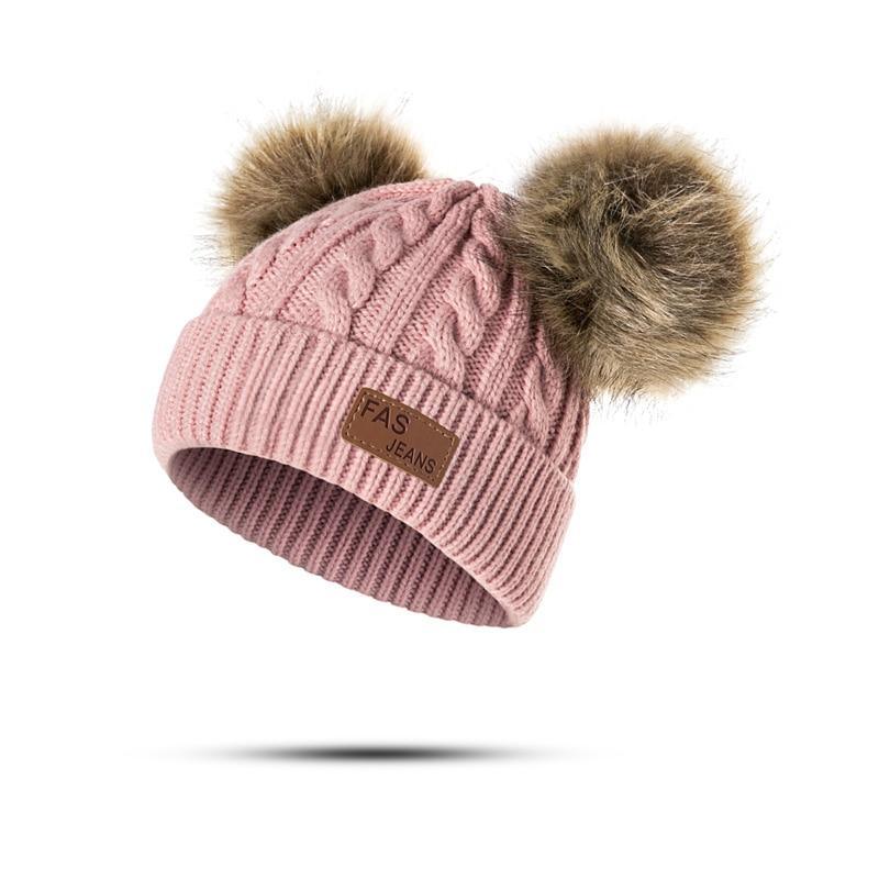 Luxury Baby Hat Pompon Hat Knitted Cute Cap For Girls & Boys Casual Solid Color Girls Baby Style In Great New Modern Trend Design Stevvex