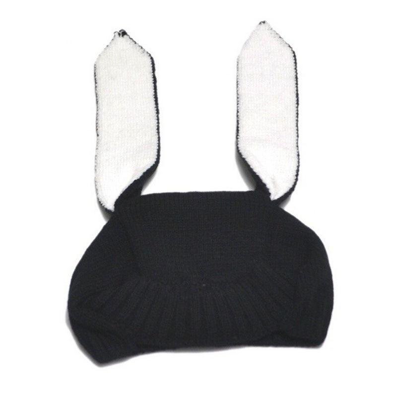 Mdoern Luxury Toddler Infant Knitted Baby Hat Adorable Rabbit Long Ear Hat Baby Bunny Beanie Cap Photo Props Cap Stevvex