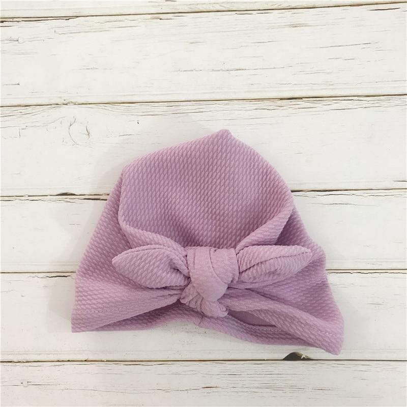 Handmade Baby Hats Rabbit Ears for Infant Children Baby Girls Boho Hat Beanie Scarf Turban Head Wrap Cap For Girls Baby Stevvex