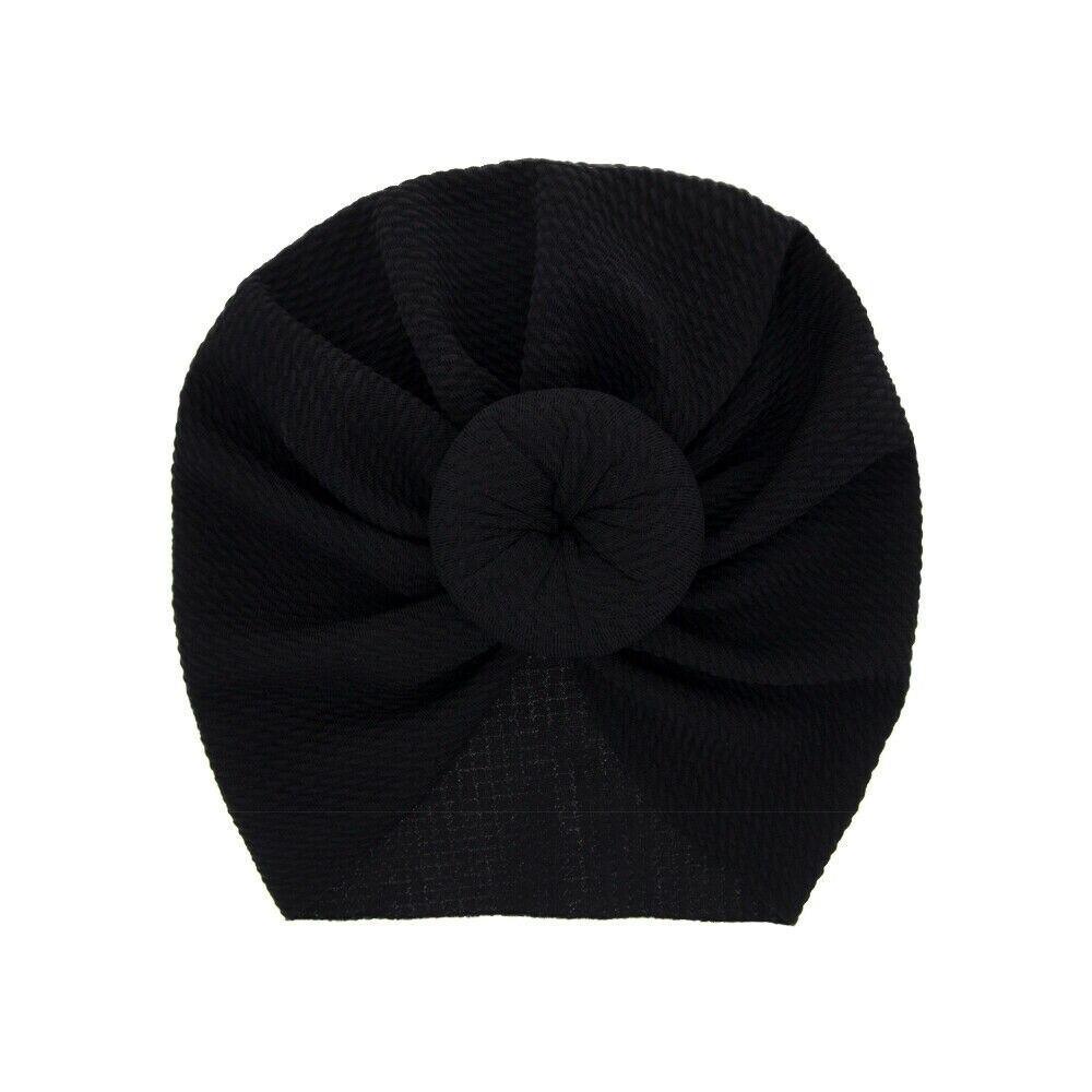 Baby Accessories Newborn Toddler Kids Baby Boy Girl Solid Knot Hats Turban Cotton Beanie Candy Color Hat For Kids Stevvex
