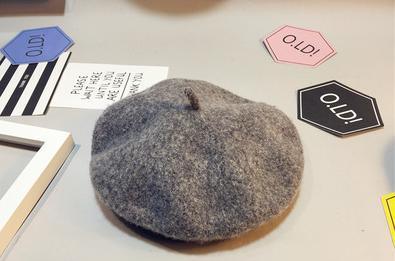 Baby Hat Beret British Painter Bud Of Pure Wool Cap For Girls In Modern New Retro Design Stevvex