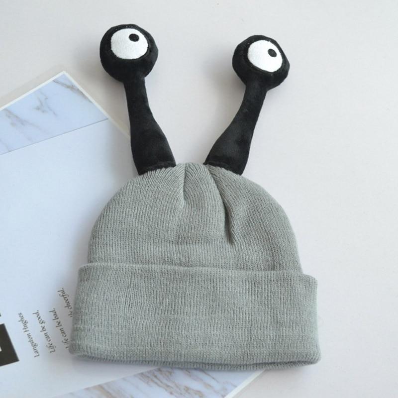 Funny Kids Hats Boys Girls Caps Long Eye Knitted Winter Hats Crochet For Kids In Modern Interesting Design Stevvex