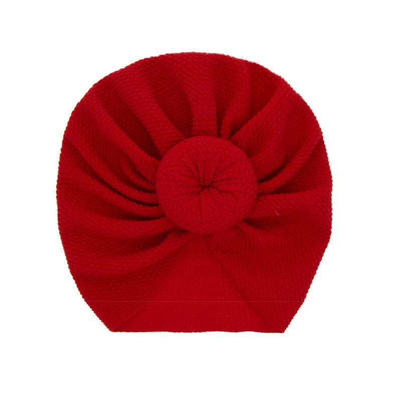 Baby Accessories Newborn Toddler Kids Baby Boy Girl Solid Knot Hats Turban Cotton Beanie Candy Color Hat For Kids Stevvex