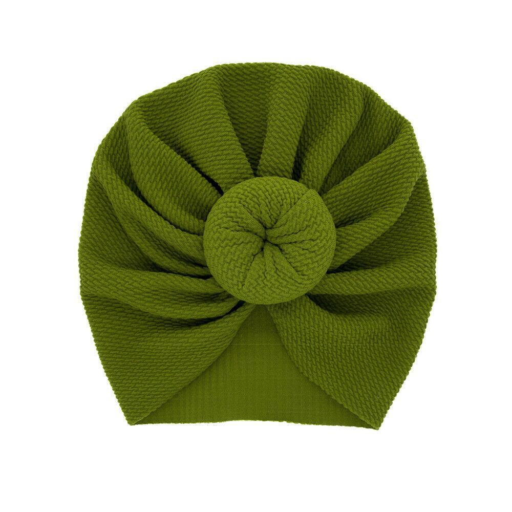 Baby Accessories Newborn Toddler Kids Baby Boy Girl Solid Knot Hats Turban Cotton Beanie Candy Color Hat For Kids Stevvex