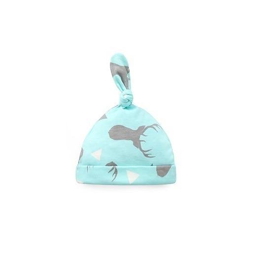 Modern Printed Newborn Boys and Girls Cap Hats Photography Props Cap Accessories For Sleeping For Childrens Stevvex