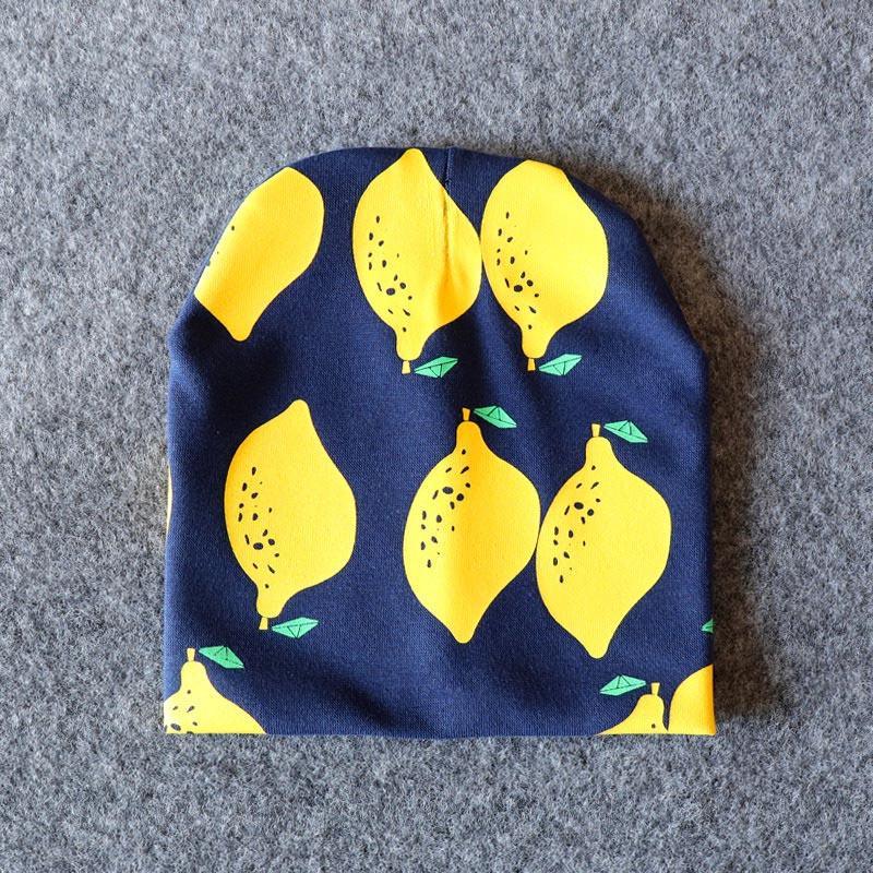 New Cotton Baby Cartoon Print Newborn Hat Elastic Toddler Infant Cap For Girls and Boys Kids Stevvex