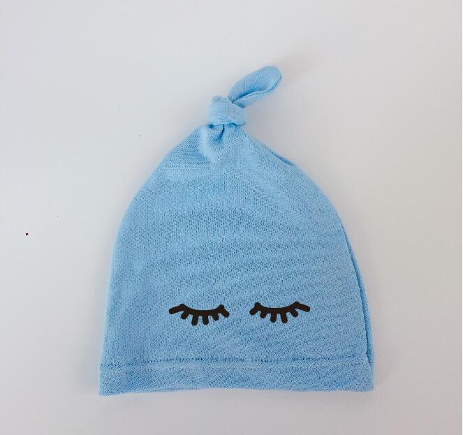 Newborn Baby Sleeping Cap Hat Kids Children's Eye Girl Hat Boy Cap Cotton Sleeping Cap For Baby Stevvex