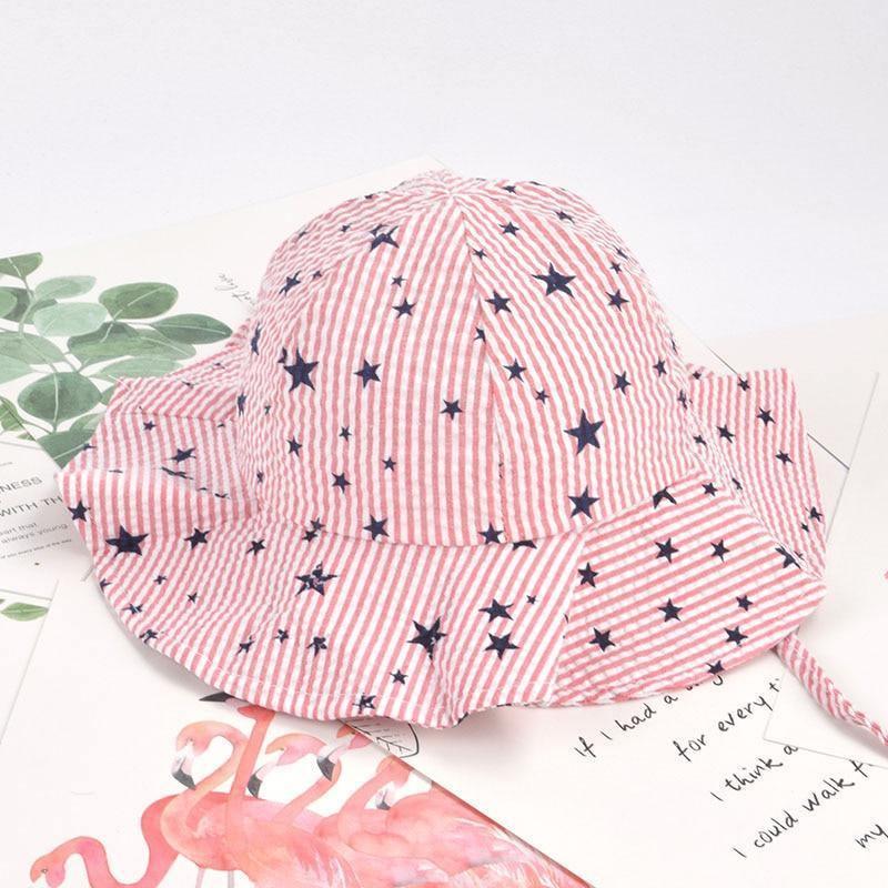 Baby Girl Summer Outdoor Beach Floral  Lovely Lace Princess  Bucket Sun Hat For Girls Stevvex