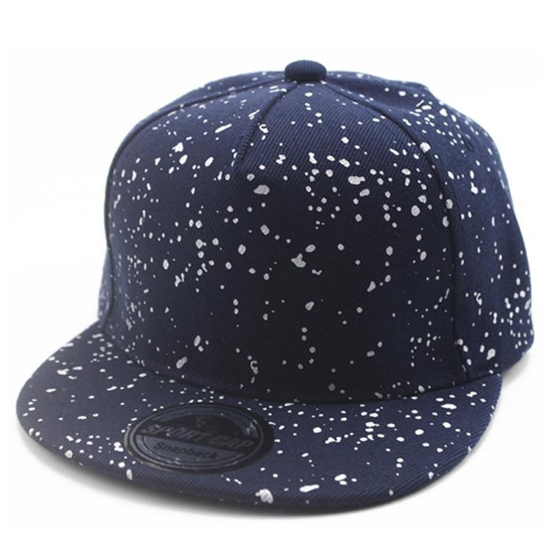 Luxury Shiny Children Snapback Hip Hop Snowflake Fashion Running Baseball Cap for Boys and Girls Modern Baby Caps Stevvex