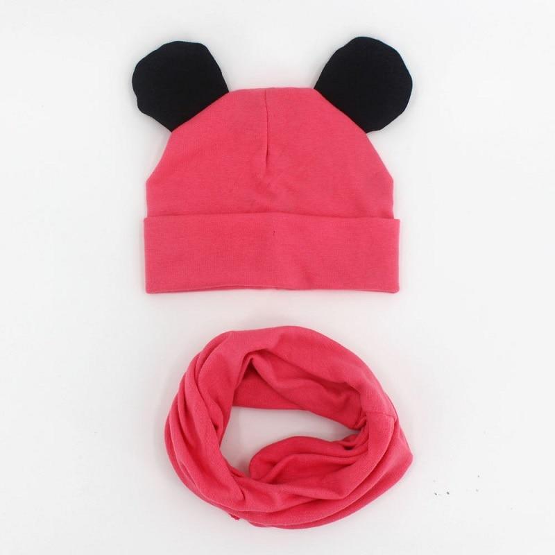 Baby Hat Cotton Ear Cap For Boys And Girls Winter Hat Scarf Set Children Boys Cap Scarf Stevvex