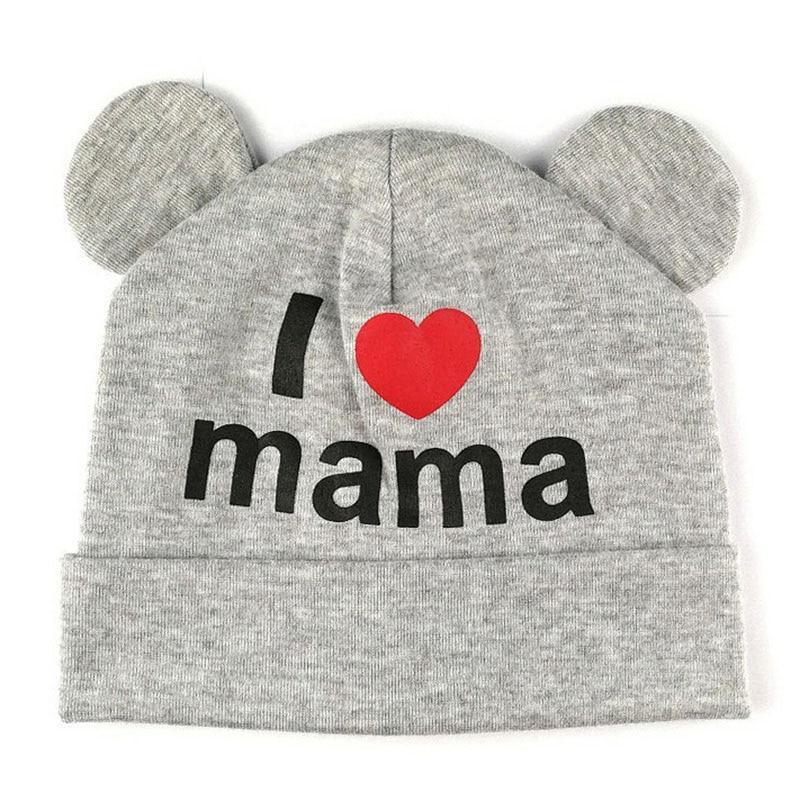 Trend New Baby Hats For Girls Cap Cute Ear Newborn Boys Girls Knitted Print Caps Beanies For  Baby Stevvex