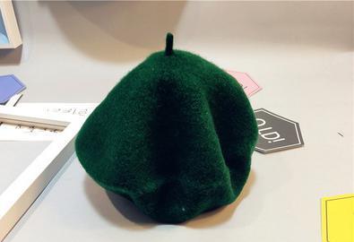 Baby Hat Beret British Painter Bud Of Pure Wool Cap For Girls In Modern New Retro Design Stevvex