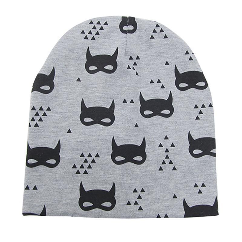 New Cotton Baby Cartoon Print Newborn Hat Elastic Toddler Infant Cap For Girls and Boys Kids Stevvex