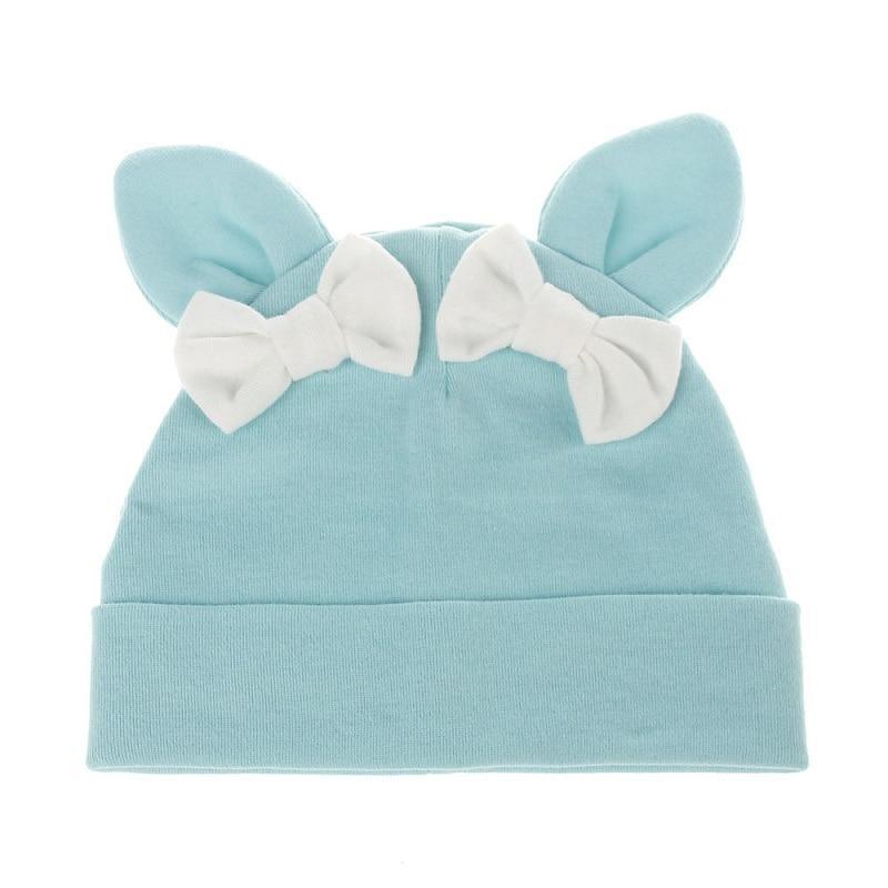 Baby Girl Hat Rabbit Ear Hat For Girls Cotton Bow Knot Children's Cap Toddler Kids Hats Cartoon Hats Stevvex