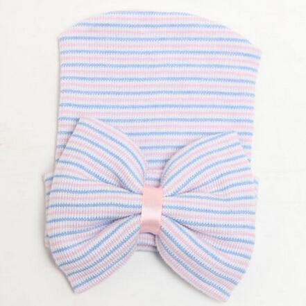 Adorable Newborn Toddler Baby Infant Girl Comfy Big Bowknot Caps Warm Beanie Hat Accessories For Baby Stevvex