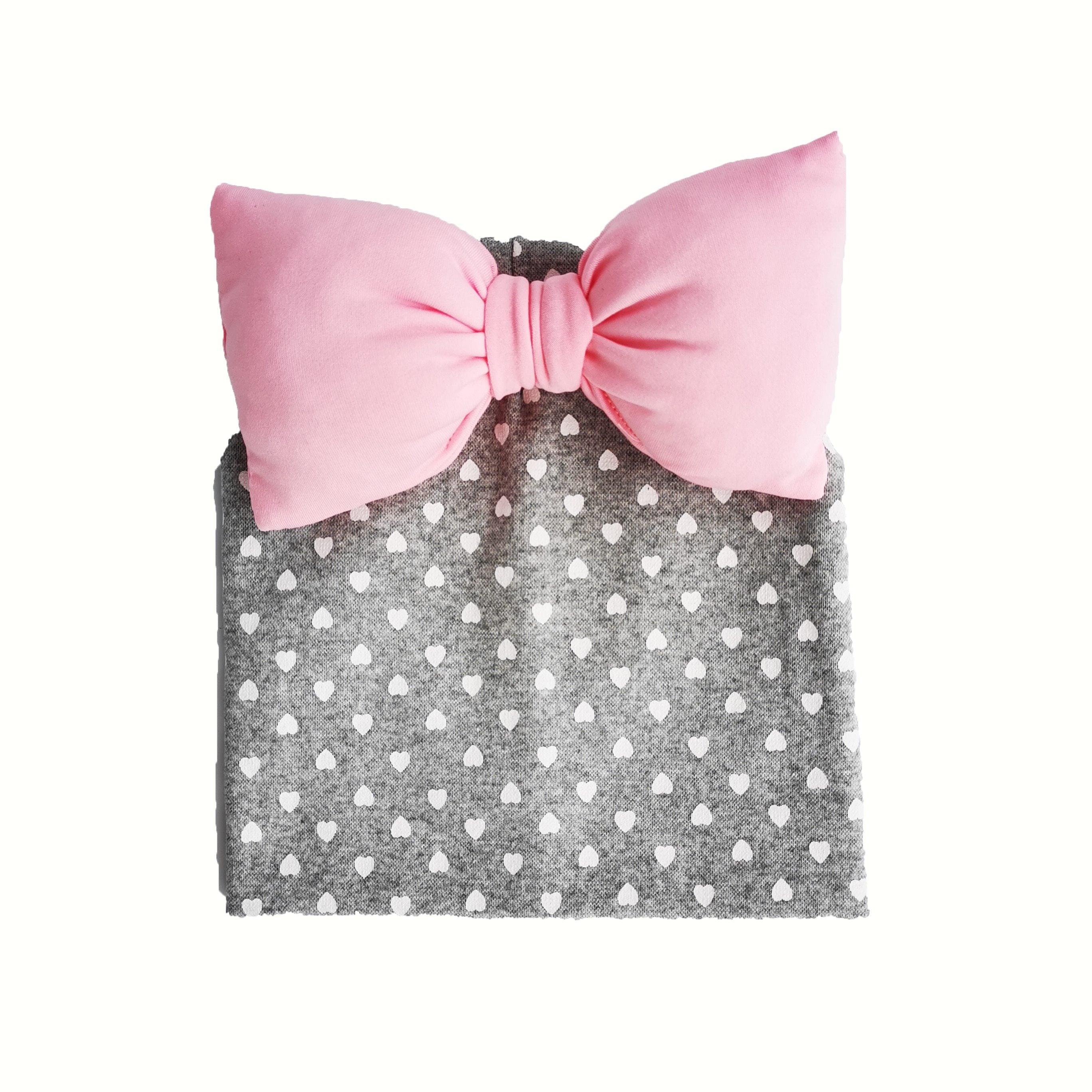 Modern Luxury Toddler Kids Children's Hat Cap With Dots Baby Cotton Colorful Big Large Bow And Scarf fork Kids Stevvex