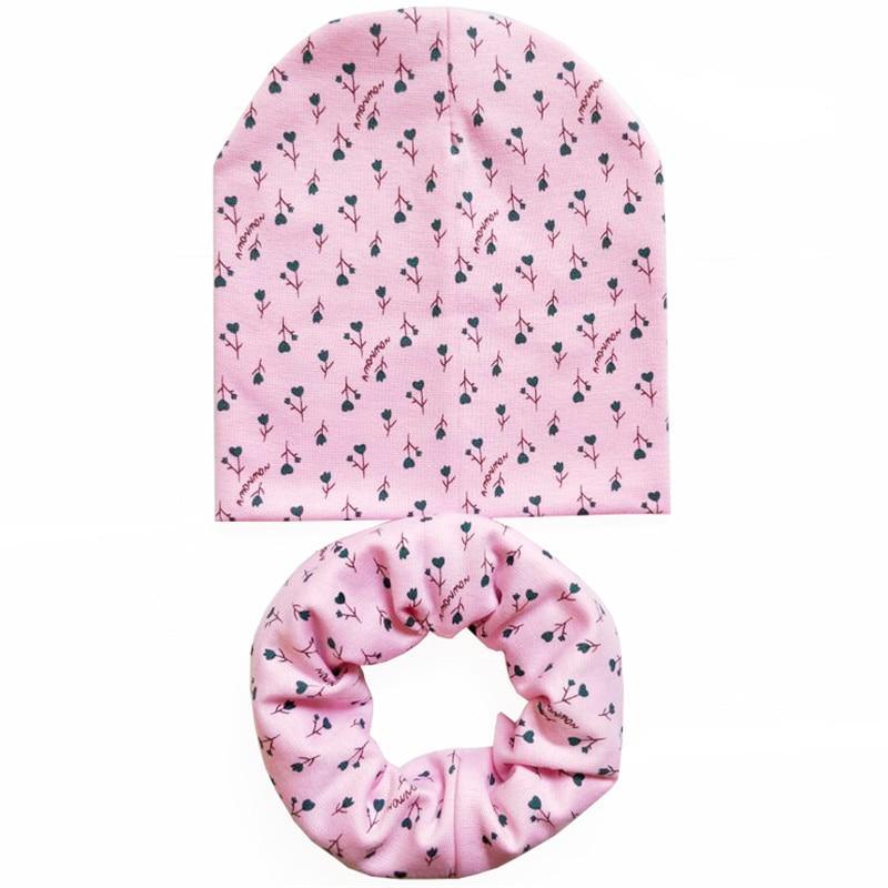 Modern Cartoon Cotton Baby Hat Winter Baby Girls Hat Newborn Boys Hats Kids Cap Scarf Set Children Beanies For Kids With Scarf Stevvex