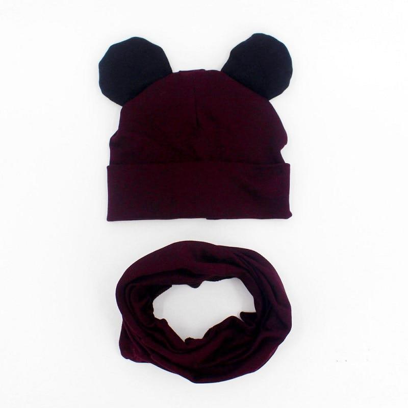 Baby Hat Cotton Ear Cap For Boys And Girls Winter Hat Scarf Set Children Boys Cap Scarf Stevvex
