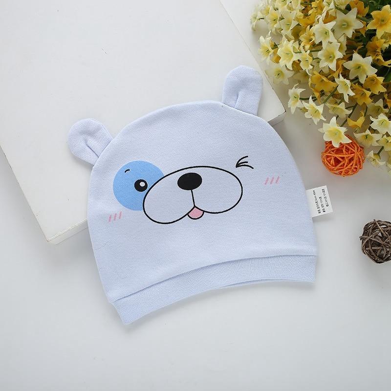 Modern Baby Sleeping Hats Cotton Printed Baby Hats  Caps Newborn Baby Accessories For Baby Girls Stevvex
