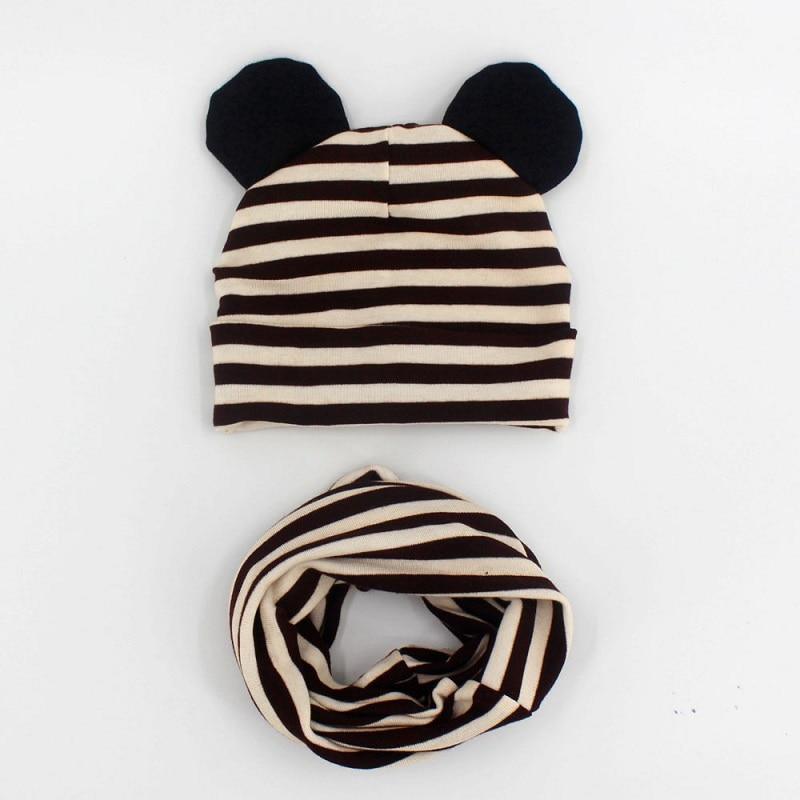 Baby Hat Cotton Ear Cap For Boys And Girls Winter Hat Scarf Set Children Boys Cap Scarf Stevvex