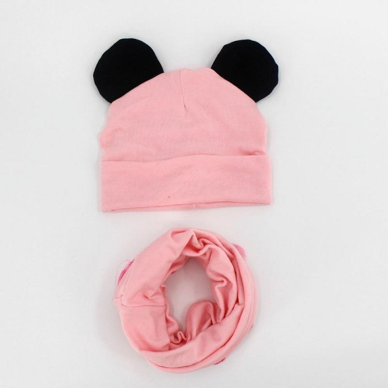 Baby Hat Cotton Ear Cap For Boys And Girls Winter Hat Scarf Set Children Boys Cap Scarf Stevvex