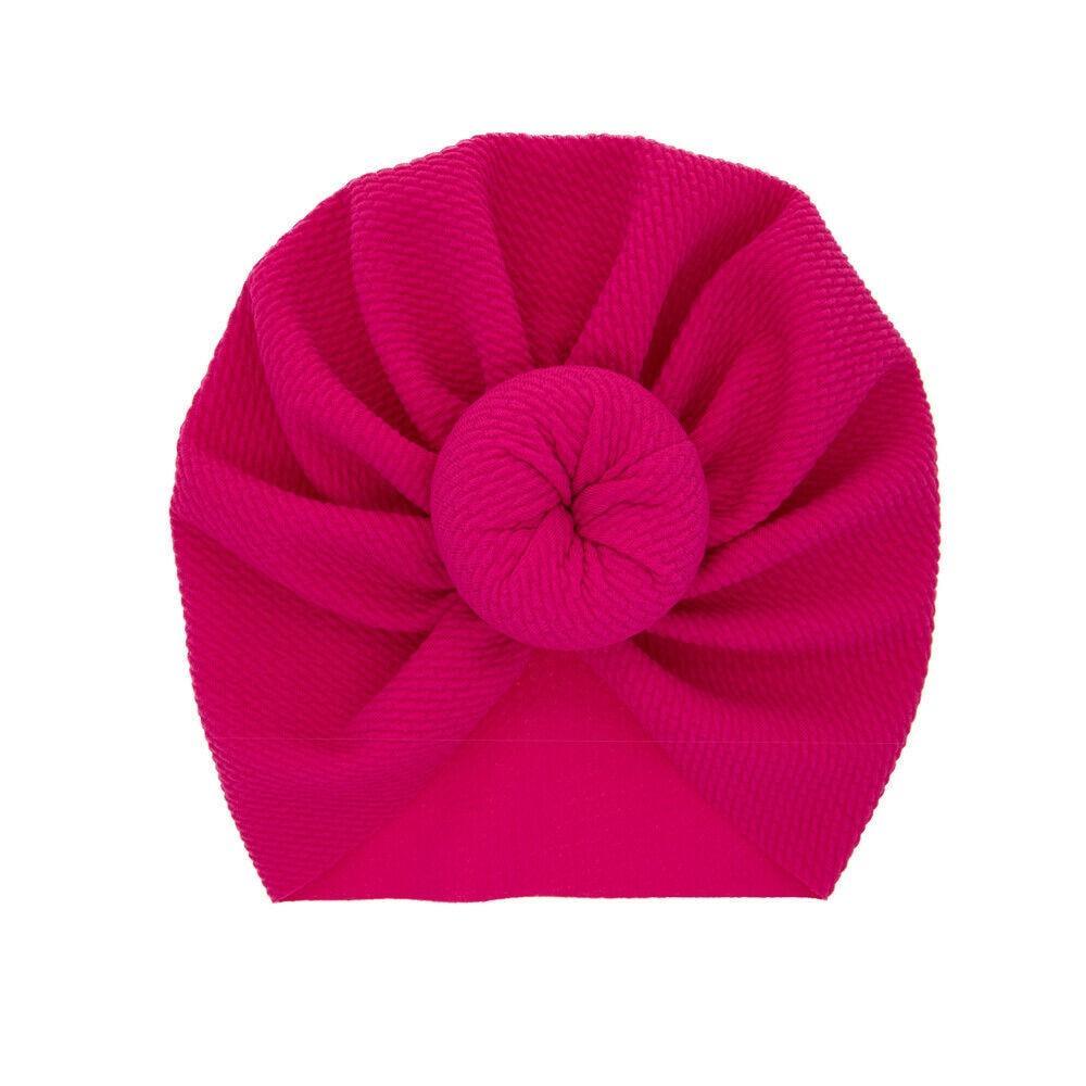 Baby Accessories Newborn Toddler Kids Baby Boy Girl Solid Knot Hats Turban Cotton Beanie Candy Color Hat For Kids Stevvex