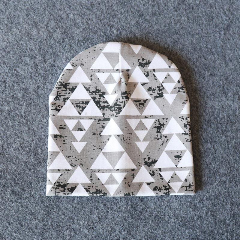 New Cotton Baby Cartoon Print Newborn Hat Elastic Toddler Infant Cap For Girls and Boys Kids Stevvex