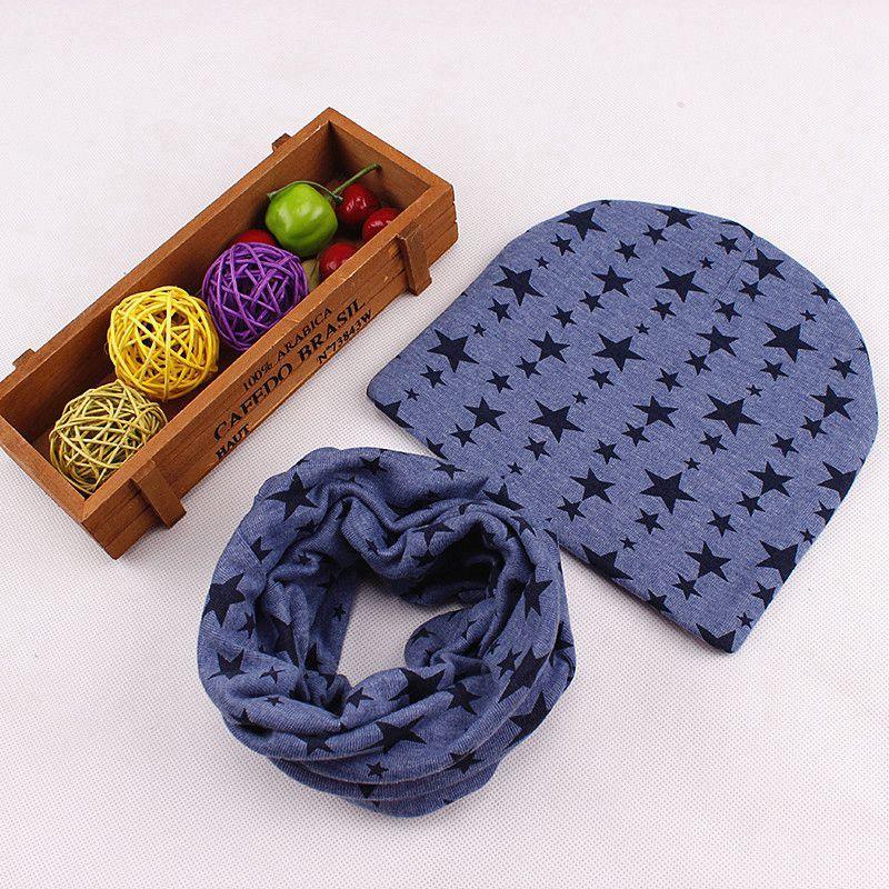 Modern Children Hat Scarf Set Camouflage Print Cotton Baby Beanie Collar for Baby Boy/Girl Cap Kids Warm Hats Scarves Design Stevvex