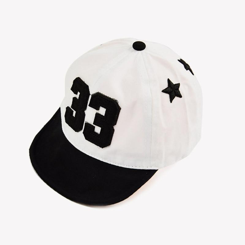 Cotton Baby Adjustable Letter Baseball Caps For Boys & Girl Hats Children Snapback Hip-Hop Sun Hat In Modern Style Stevvex