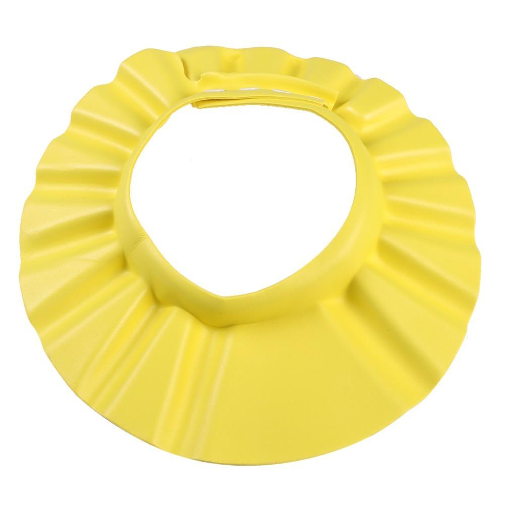 Brand New Baby Children Kids Safe Shampoo Bath Shower Cap Sheild Hat Wash Hair Shield elastic Cap For Kids In Modern Deign Stevvex