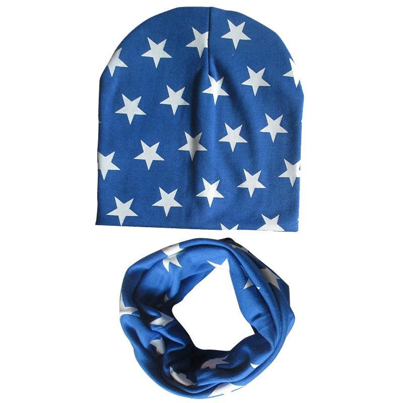 Winter Autumn Baby Hat Scarf Set Newborn Baby Bonnet Soft Cotton Warm Cap Kids Children With Scarf Stevvex