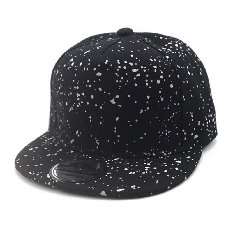 Luxury Shiny Children Snapback Hip Hop Snowflake Fashion Running Baseball Cap for Boys and Girls Modern Baby Caps Stevvex