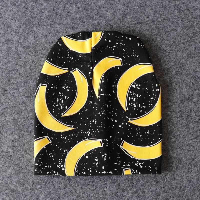 New Cotton Baby Cartoon Print Newborn Hat Elastic Toddler Infant Cap For Girls and Boys Kids Stevvex