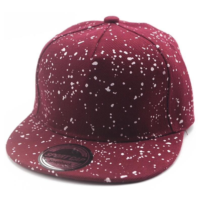 Luxury Shiny Children Snapback Hip Hop Snowflake Fashion Running Baseball Cap for Boys and Girls Modern Baby Caps Stevvex