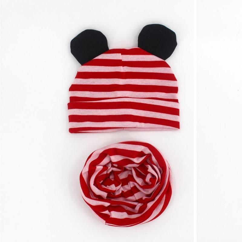 Baby Hat Cotton Ear Cap For Boys And Girls Winter Hat Scarf Set Children Boys Cap Scarf Stevvex