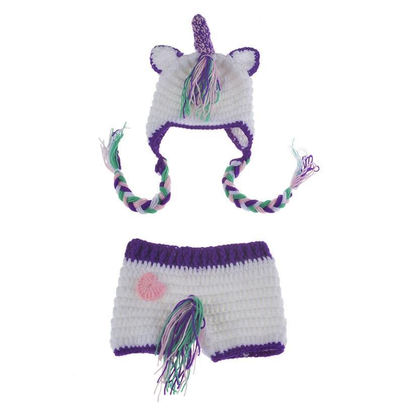 Modern Baby Cap Deer Design Handmade Crochet Deer Costume Set Knitted Hats And Toy For Girls and Boys Kids Stevvex