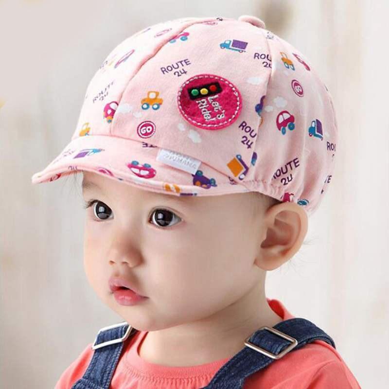 Baby Boy Hat Letter Kids Baseball Cap Cotton Adjustable Sun Hats Girls Peaked Caps Summer Winter In Modern Design Stevvex