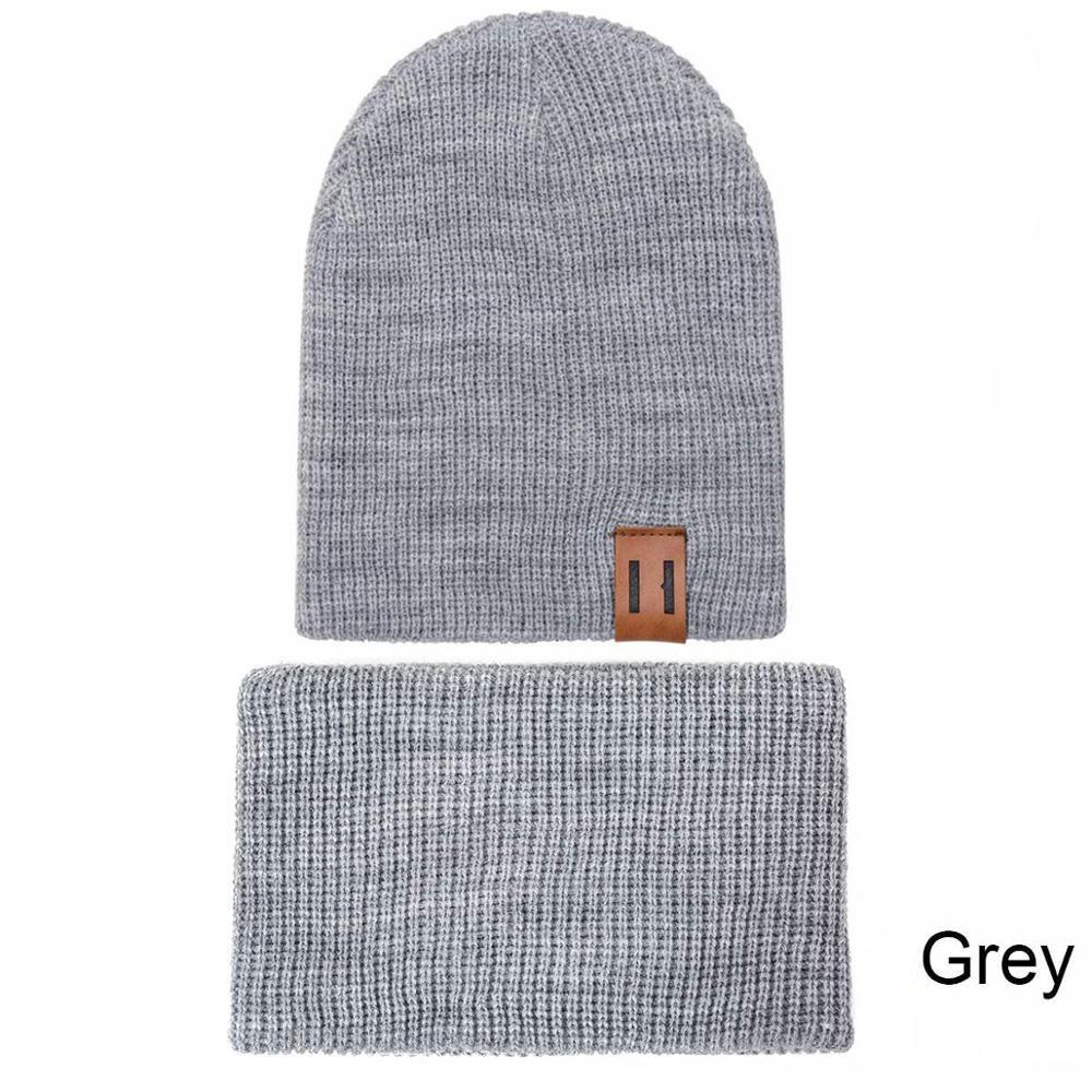 Modern Baby Set Hat Cap and Scrif And Snood  Warm Hat Scarf Caps Scarves Knit Hats For Kids Stevvex