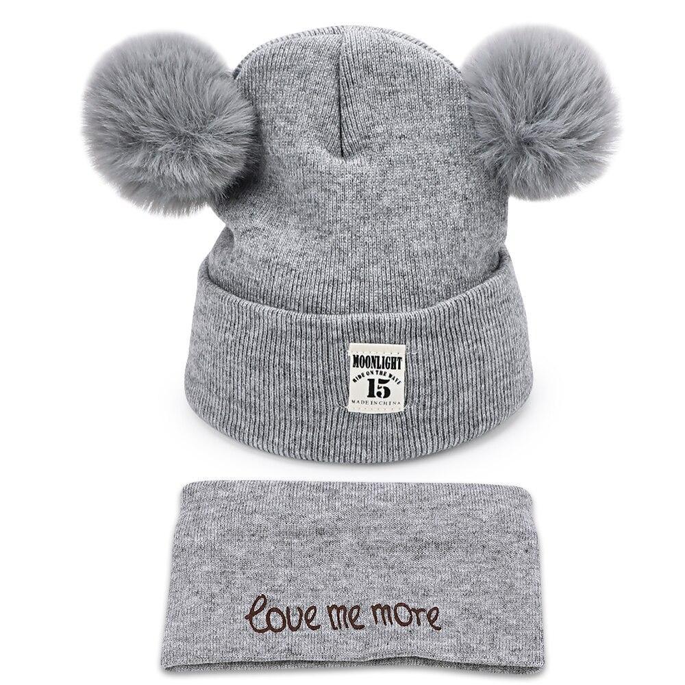Winter Children Hat Bonnet Enfant Knitted Cute Baby Cap For Girls Boys 0-24 Months For Kids In Modern Bear Design Stevvex