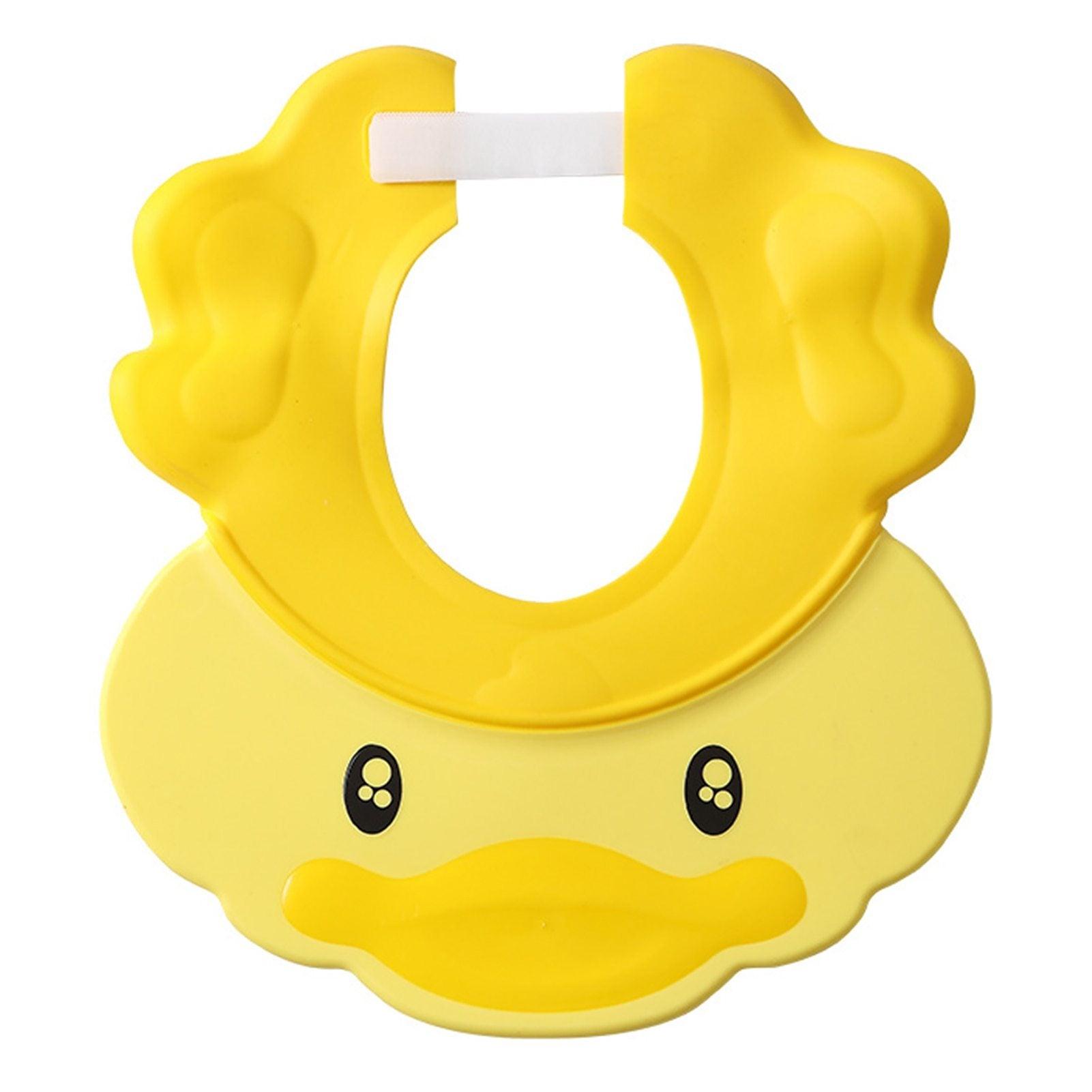 Modern Water Eyes Ears Shampoo Cap Wide Brim Hair Washing Baby Shower Infant Duck Shape Guard Hats For Kids Stevvex
