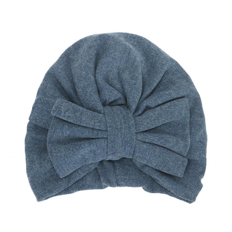 Modern Trend Stylish Baby Hat for Girls Big Bow Turban Baby Cap Accessories In Great Design Stevvex