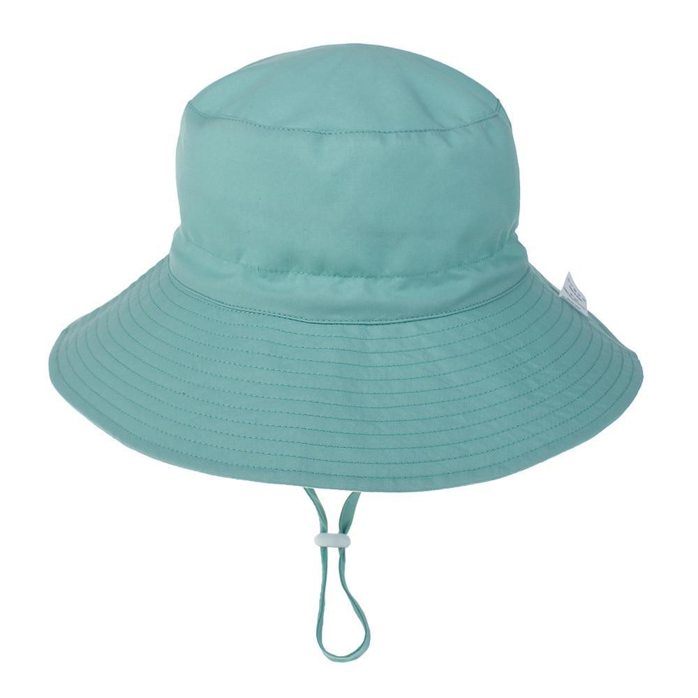 Modern Baby Hat for Girls & Boys Kids Bucket Hat Travel Beach Hat Baby Cap Sun Hats with Windproof Rope Stevvex