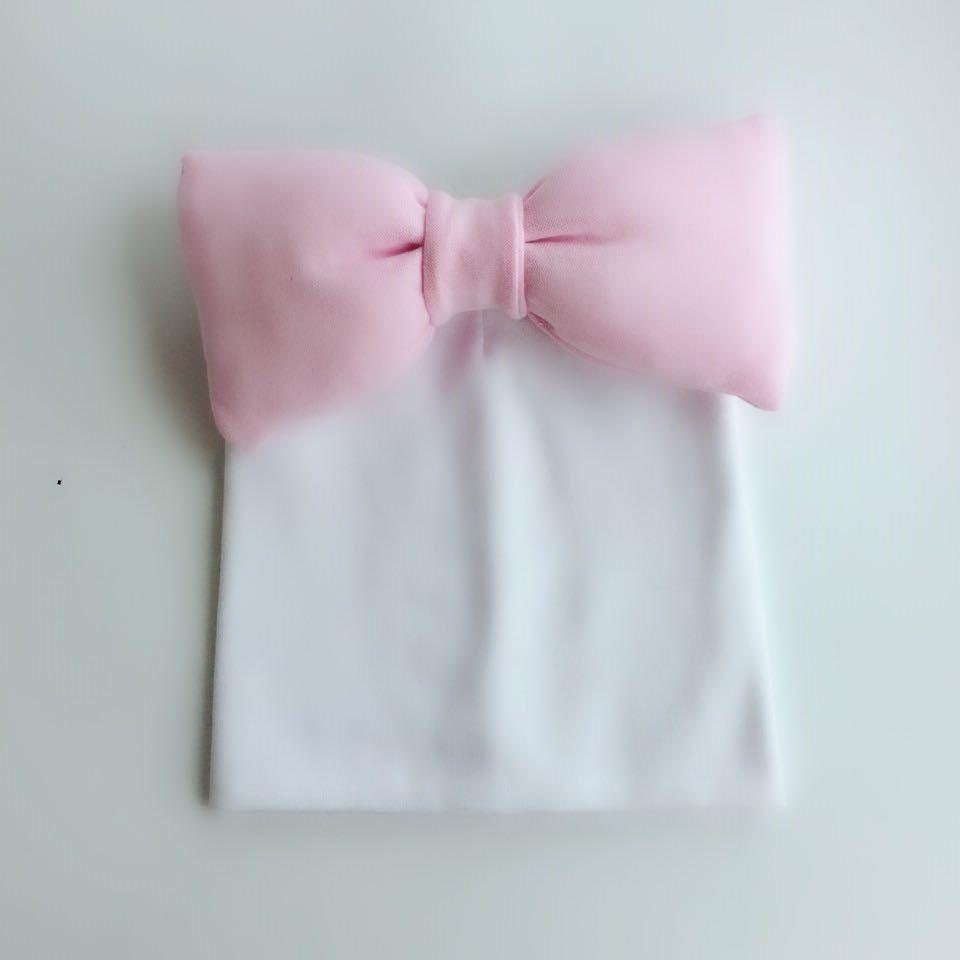 Modern Luxury Toddler Kids Children's Hat Cap With Dots Baby Cotton Colorful Big Large Bow And Scarf fork Kids Stevvex