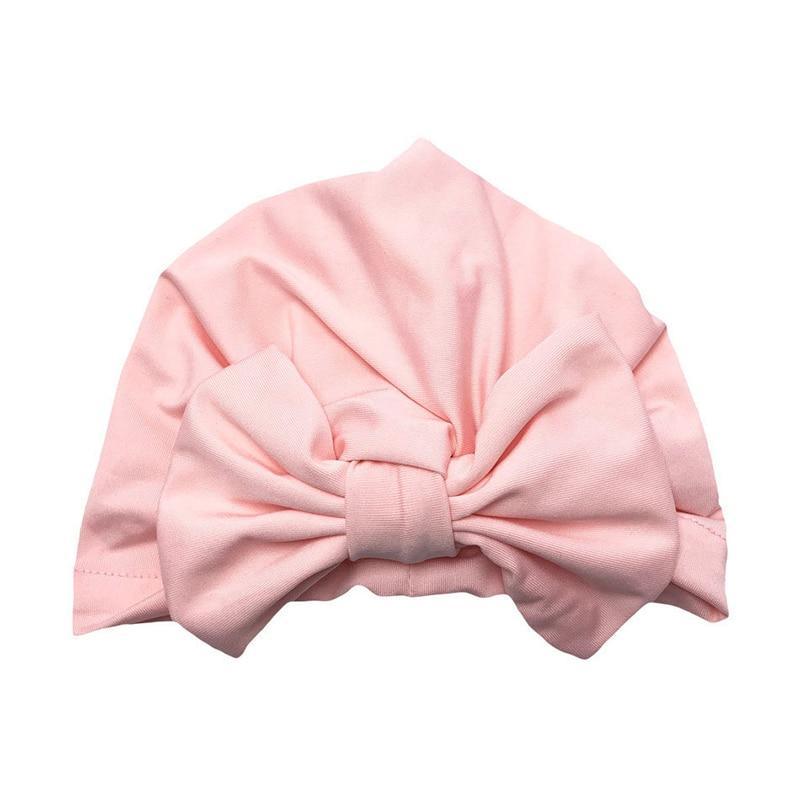 Luxury Modern Baby Headband Hat Bowknot Print Cotton Stretchy Turban Headband Infant Head Wrap Beanie Hat  For Babies and Kids Stevvex