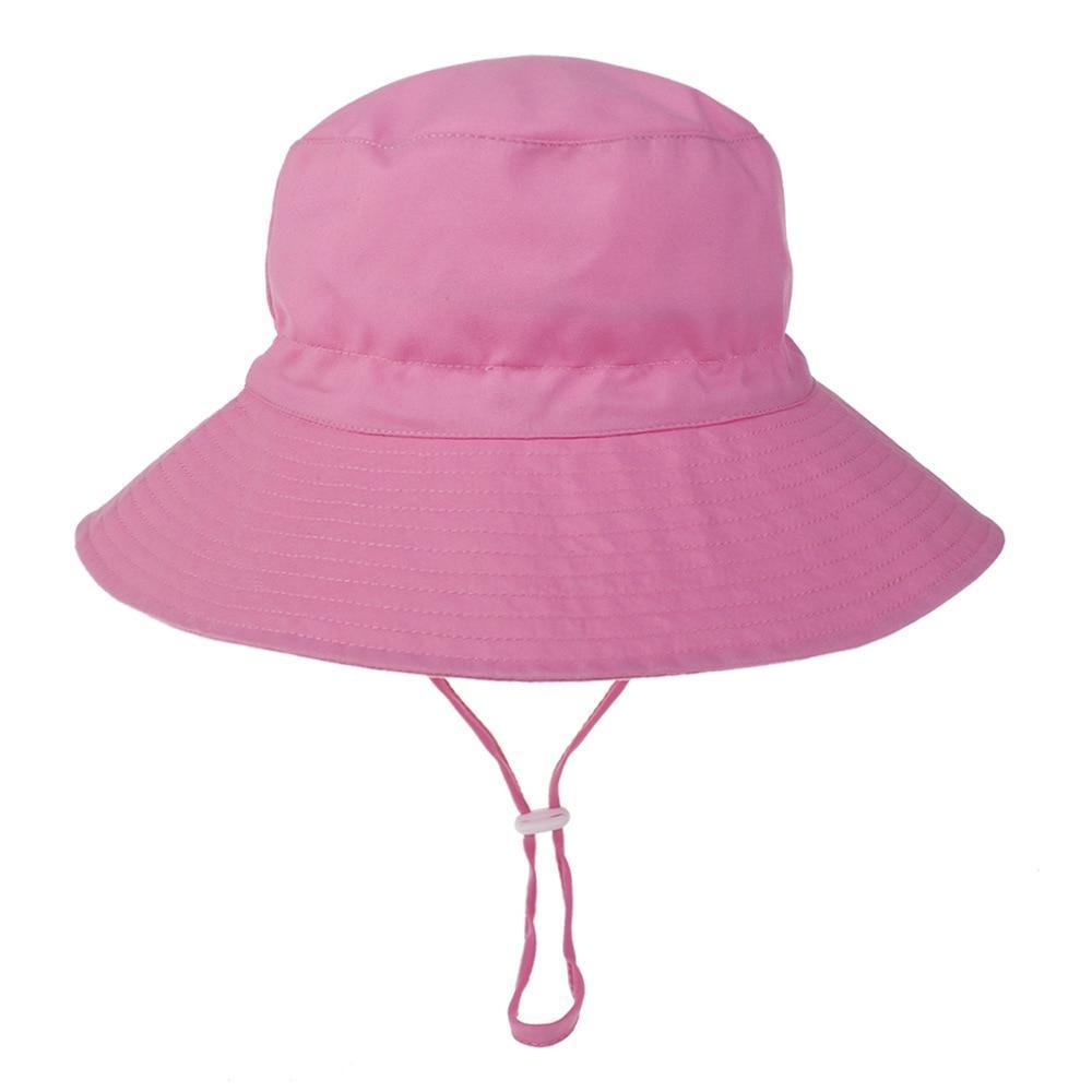 Modern Baby Hat for Girls & Boys Kids Bucket Hat Travel Beach Hat Baby Cap Sun Hats with Windproof Rope Stevvex